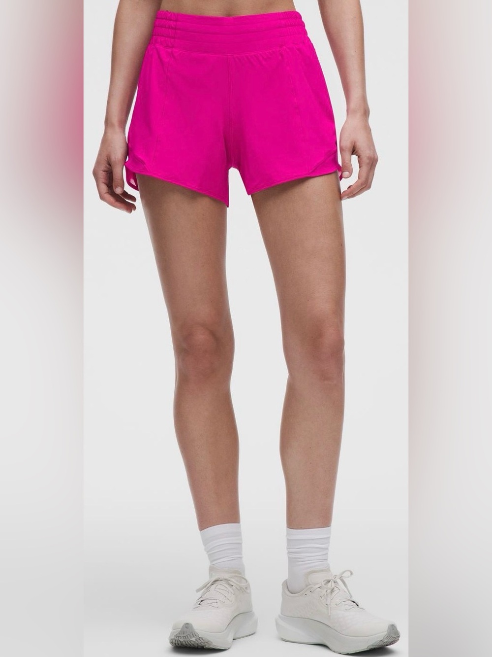 Lululemon Hotty Hot HR Short 4" *Lined Pink Flare 8